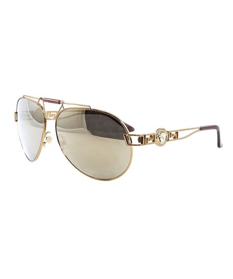 versace gold light gold mirror sunglasses|where to buy Versace sunglasses.